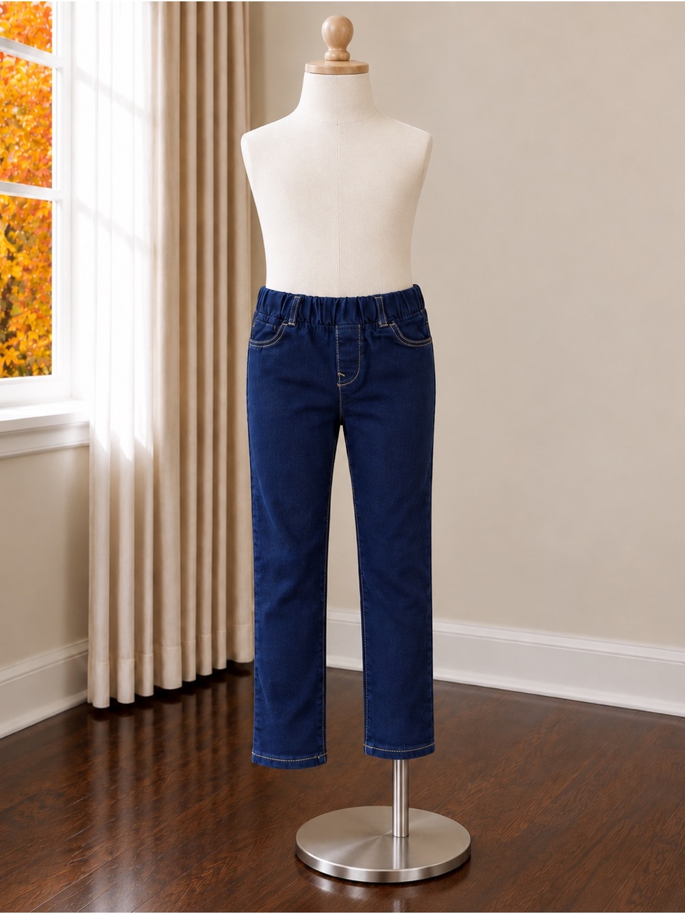 GAP Dark Blue Elastic Waist Kids Jeans